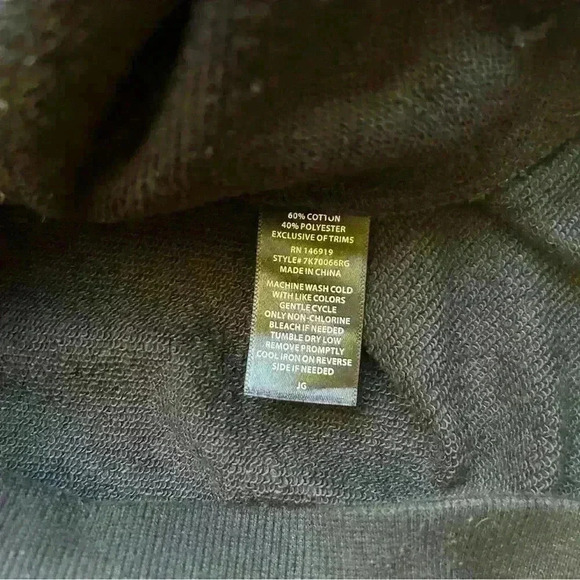 Gold Embellished Full Zip Women’s Hoodie size XL - Picture 6 of 6